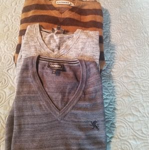 3 mens size large in like new condition express